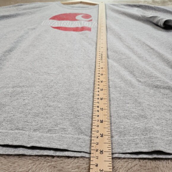 Carhartt T-Shirt Big Logo Canada Spellout Relaxed Fit Short Sleeve Size 2XL Gray - Picture 4 of 10